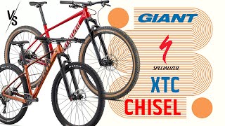 Specialized Chisel vs Giant XTC cual es la mejor bici para carreras de cross country [upl. by Emmerie]