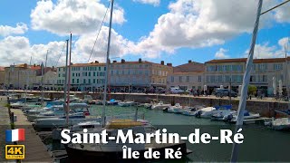 🇫🇷 Île de Ré Visiting SaintMartindeRé  4K [upl. by Htebilil351]