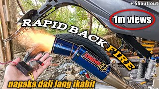 Rapid back fire🔥 tips at tutorial para iwas sabog  Raider 150 streetbike  Bobwerkz mmvlog [upl. by Panaggio]