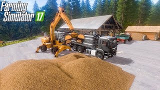 Making and selling wood chips  UTH 17 Forestry  Farming Simulator 2017  Episode 24 [upl. by Ayerdna924]