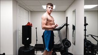 Shoulders and Abs  Bulk day 9 [upl. by Wilbur]