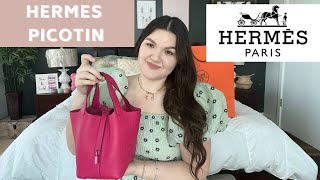 Hermes Picotin 18 Bag One Year Review  H Journey Bag Tips [upl. by Madaih]