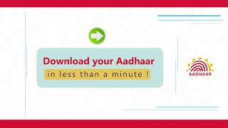 How to download eAadhaar from UIDAI website [upl. by Keener168]