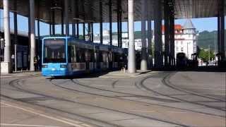 Trambahnverkehr am Bahnhof Kassel  Wilhelmshöhe [upl. by Monahan]