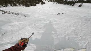 Skiing Headwall Crested Butte Colorado [upl. by Thin]