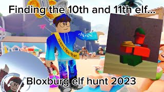 FINDING the 10th and 11th ELF in BLOXBURG  Bloxburg Elf Hunt 2023 [upl. by Noval]