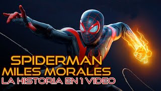 SpiderMan Miles Morales  La Historia en 1 Video [upl. by Anitsua]