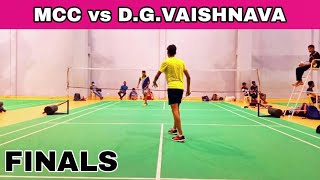 Madras University  Intercollege Badminton Selection BZone 2021  FINALS  MCC vs DGVAISHNAVA [upl. by Pejsach]