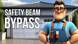 How To Bypass The Safety Beam On Garage Doors [upl. by Nahk]