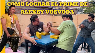 La BRUTAL RUTINA de ALEXEY VOEVODA ARMWRESTLING Tipos duros [upl. by Arimlede692]