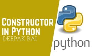 Constructor in Python  Python Tutorial [upl. by Apostles]