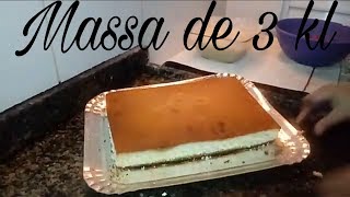 Massa para Bolo de 3 kl  Receitas da Lú [upl. by Niassuh]