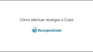 Recargas Cubacel a Cuba [upl. by Oirramed]