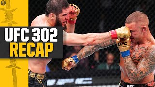 UFC 302 RECAP Islam Makhachev scores late submission of Dustin Poirier to retain title  CBS Sports [upl. by Autrey]