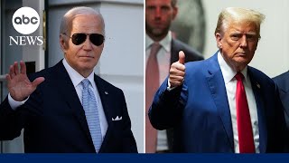 New ABC NewsIpsos poll shows Trump and Biden neckandneck 6 months to election day [upl. by Krawczyk193]