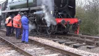 Nene Valley Gala 23 Feb 2013 feat 70000 Britannia Derailed [upl. by Vada]