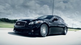 Infiniti M37  Q70 on 22quot Vossen VVSCV3 Concave Wheels  Rims [upl. by Attenyl]