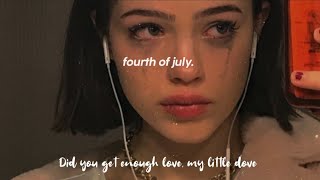 fourth of july  sufjan stevens slowedreverb xxxLyricsxxx [upl. by Hanschen]