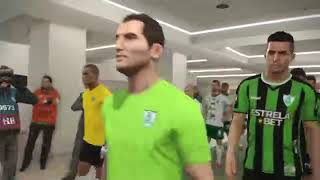 AMERICA MG X GUARANI AO VIVO COM IMAGEMS l JOGO DE HOJE GAMEPLAY PES 2018 PS4 [upl. by Renick227]