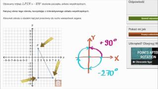 Obrót wielokąta dookoła początku układu współrzędnych [upl. by Tabby41]