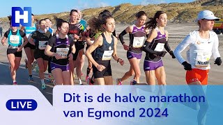 TERUGKIJKEN kijk mee met de halve marathon van Egmond [upl. by Attenyw204]