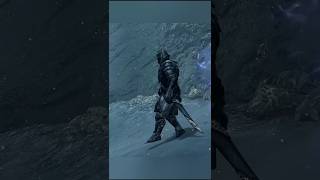 Skyrim Meet the Ebony Warrior elderscrolls elderscrollsv mod [upl. by Weitman]