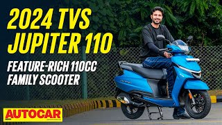 2024 TVS Jupiter 110  Price features variants and more  Walkaround  Autocar India [upl. by Amrak]