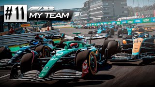 F1 23  MY TEAM  GP DA INGLATERRA 50  ESTAMOS ANDANDO ACIMA DO LIMITE  EP 011 [upl. by Sitto]