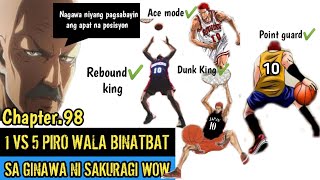 No98 college matches  4 Position pinagsabay ni sakuragi 5Vs1  Grabe😱 [upl. by Shantee]