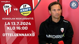 GBK  Närpes Kraft la 1372024  Sebastian Mannström pelaajasopimus ja otteluennakko [upl. by Royal]