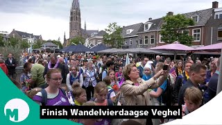 Finish Wandelvierdaagse Veghel I Omroep Meierij [upl. by Nylaf]