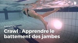 Apprendre le battement des jambes  Crawl [upl. by Ximena]