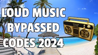 LOUD MUSIC BYPASSED Roblox Ids WORKING 2024 [upl. by Anitreb]