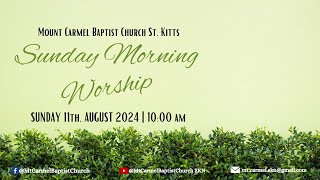 Mt Carmel Baptist  Morning Worship 110824  1000 am [upl. by Adalie]