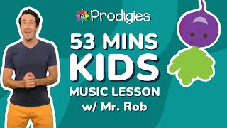 Learn Music Singing amp Rhythm  Mr Rob Compilation for Kids  Solfege Rhythm Colors Notes [upl. by Yevad781]