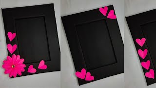 photo frame ideas at home  easy photo frame idea how to make photo frame at home homemade [upl. by Nyrek]