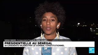 Présidentielle au Sénégal  le conseil constitutionnel valide 20 candidats pour le 25 février [upl. by Fairweather26]