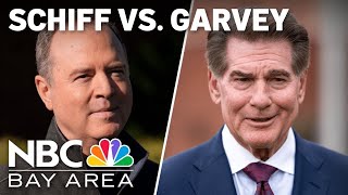 Analysis Its Schiff vs Garvey for US Senate seat in November [upl. by Amos548]