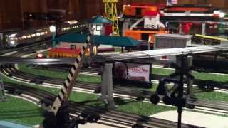 LIONEL O GAUGE DEALER DISPLAY TRAIN LAYOUT D192 [upl. by Arol]