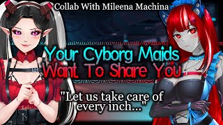 Your Attentive Cyborg Maids Want To Share You Cuddling Needy  Polyamorous ASMR Roleplay FF4M [upl. by Onilegna736]