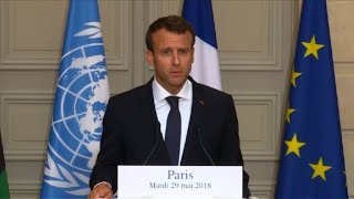 Attaque de Liège Macron exprime la quotsolidaritéquot des Français [upl. by Myrta914]