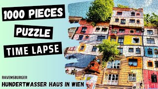 Hundertwasser Haus in Wien 1000 Pieces  Ravensburger Puzzle [upl. by Lizbeth]