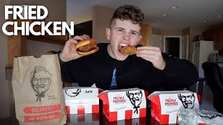 EATING KFC LIKE ITS MY LAST MEAL • Mukbang [upl. by Lenssen]