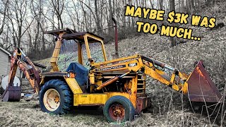 I Bought the CHEAPEST Backhoe I could find Will it Drive Home [upl. by Yelkrab]