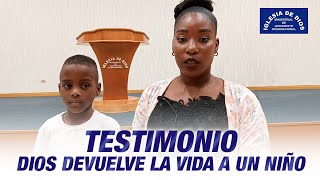 Testimonio Dios devuelve la vida a un niño por medio de una visión con Hna María Luisa Piraquive [upl. by Doss837]