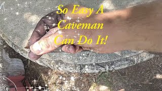 Sharpen Your Lawnmower Blades So Easy A Caveman Can Do It [upl. by Clementine924]