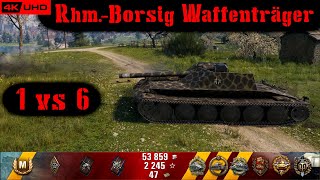 World of Tanks RhmBorsig Waffenträger Replay  8 Kills 35K DMGPatch 161 [upl. by Ykciv102]