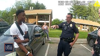 Bodycam Man Allegedly Assaults Spits on Cops During Arrest for Violent Threats [upl. by Nedrah]