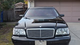 1997 MercedesBenz S class S600 V12 w140 Long wheel base [upl. by Haisoj]