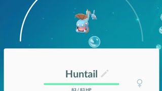 Evolving Clamperl to Huntail in Pokemon Go [upl. by Eolcin530]